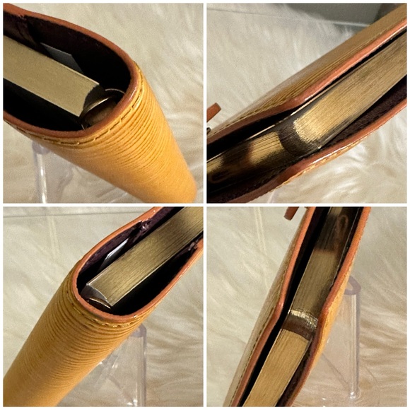 Authentic Louis Vuitton Yellow & Purple Epi Leather Organizer w/LV 2024 Insert - Picture 12 of 16